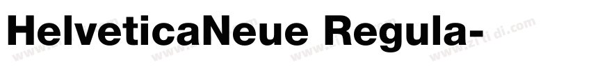 HelveticaNeue Regula字体转换